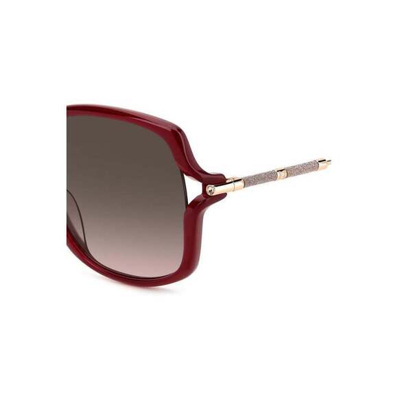 NWT Carolina Herrera HER 0132/G/S-LHF Burgundy 58mm Sunglasses main image 5